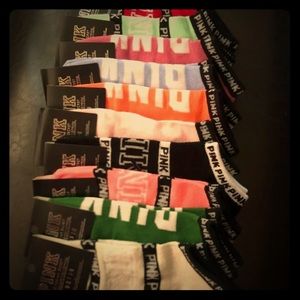 5 pair of VS PINK socks